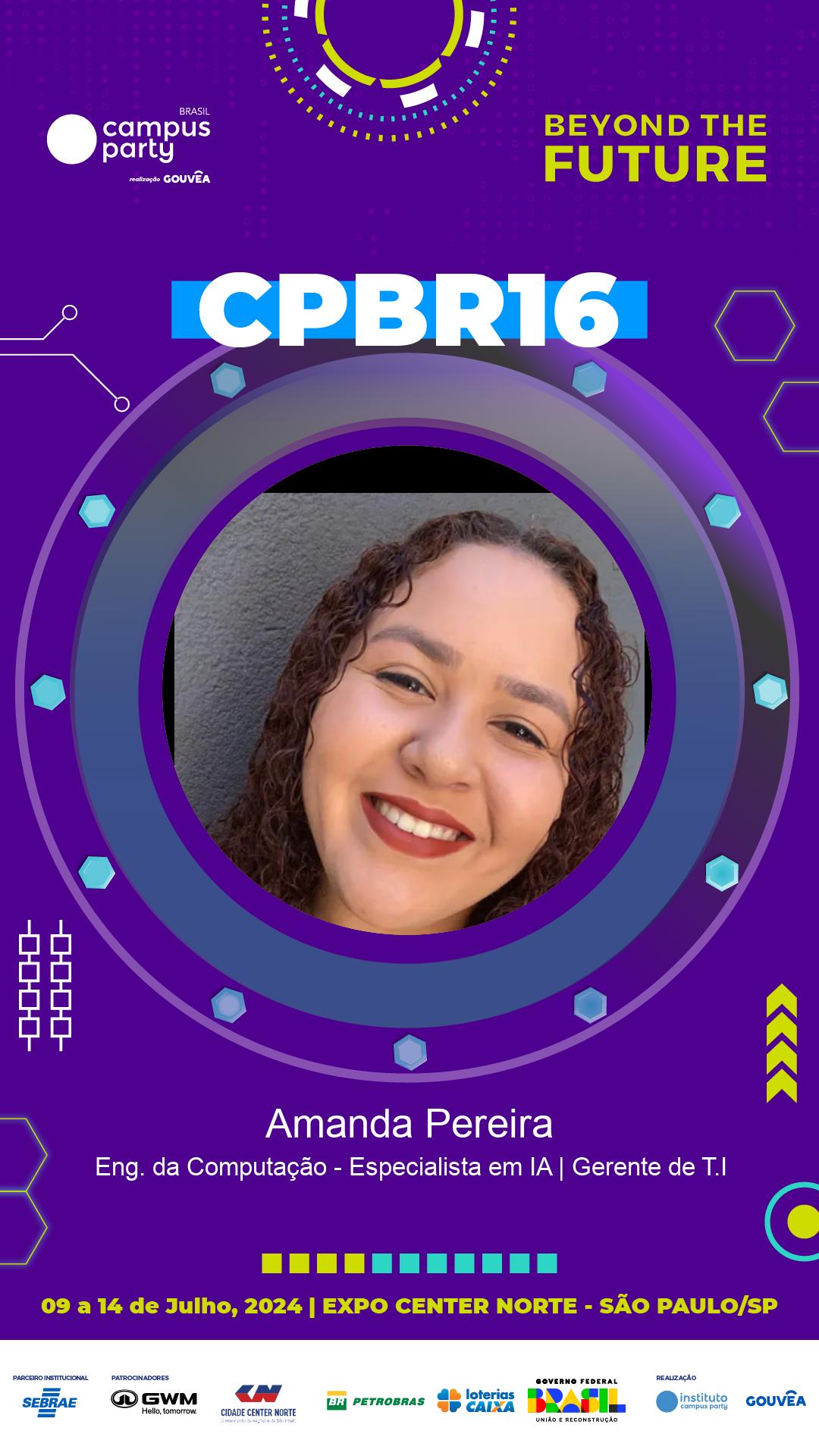 Palestrante - Amanda Pereira