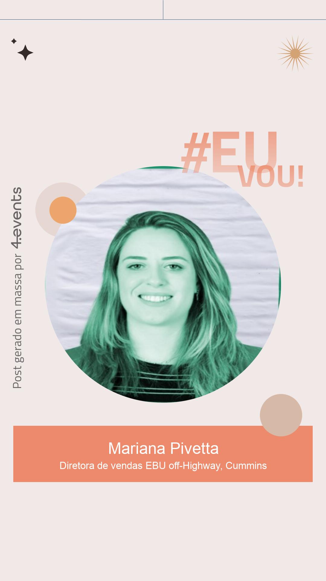 Palestrante - Mariana Pivetta
