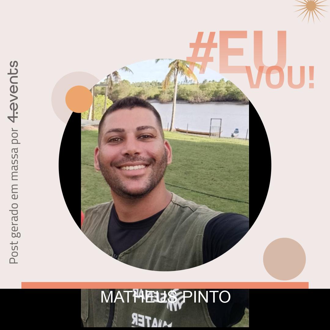 Pinto Matho Palestrante - MATHEUS PINTO
