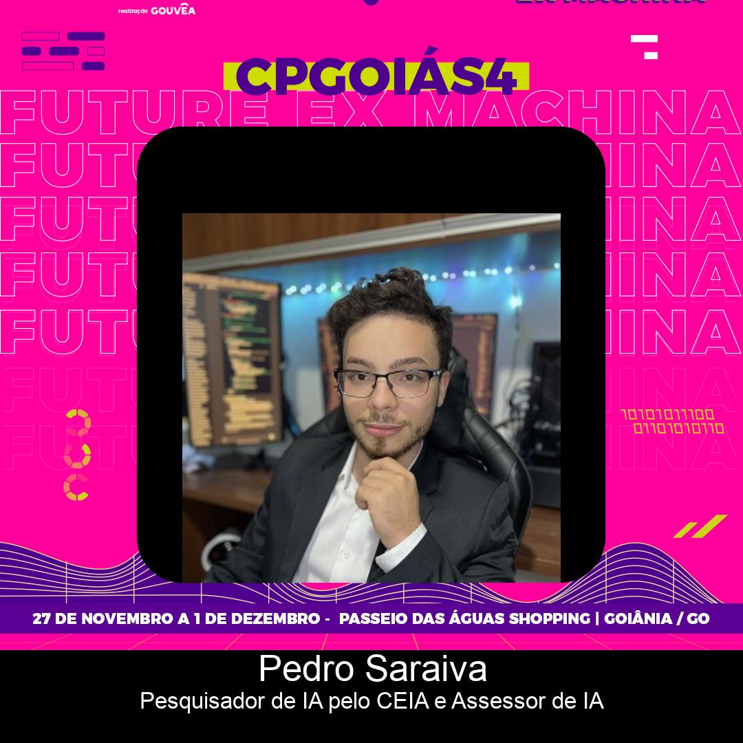Palestrante - Pedro Saraiva
