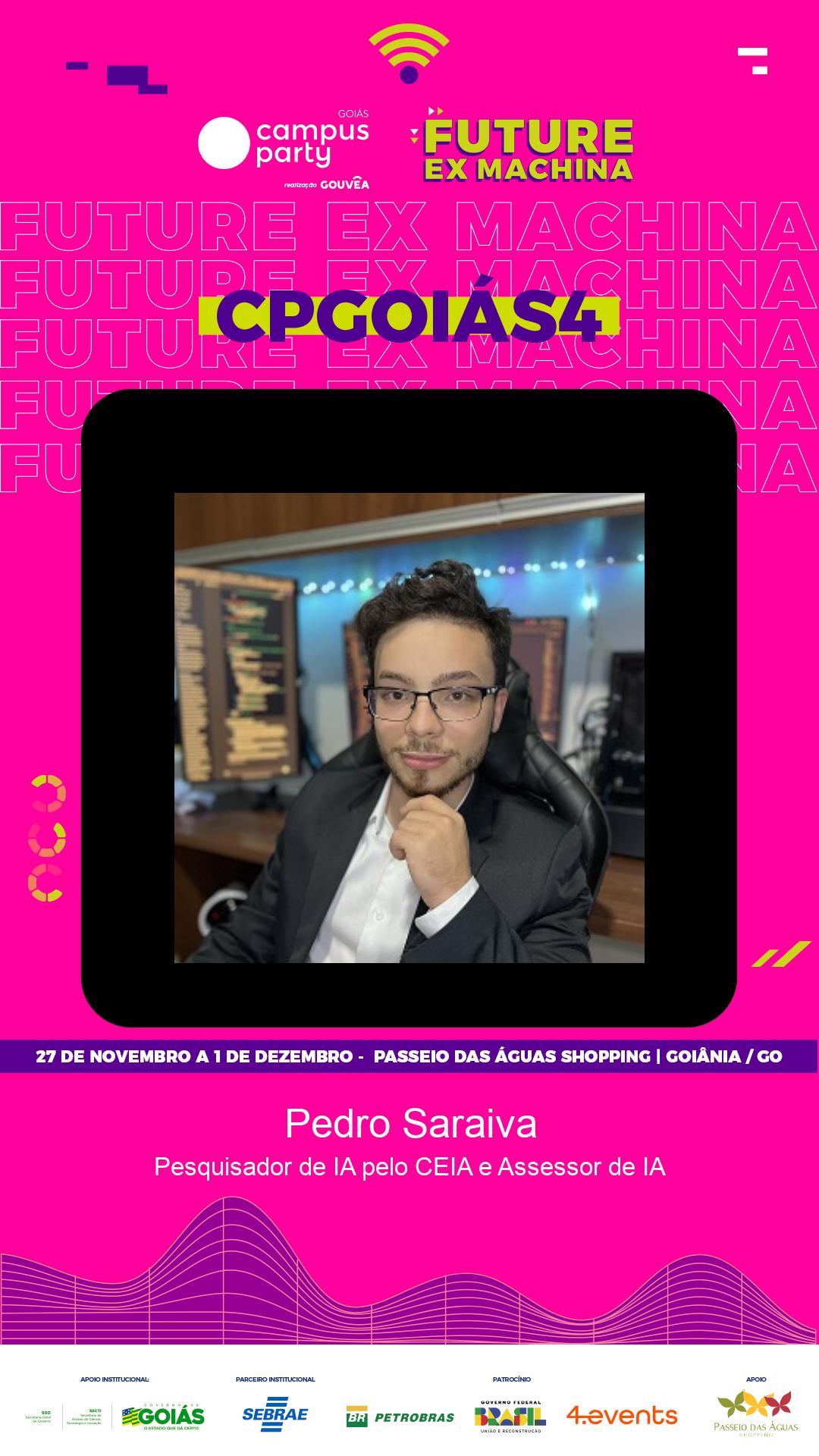 Palestrante - Pedro Saraiva